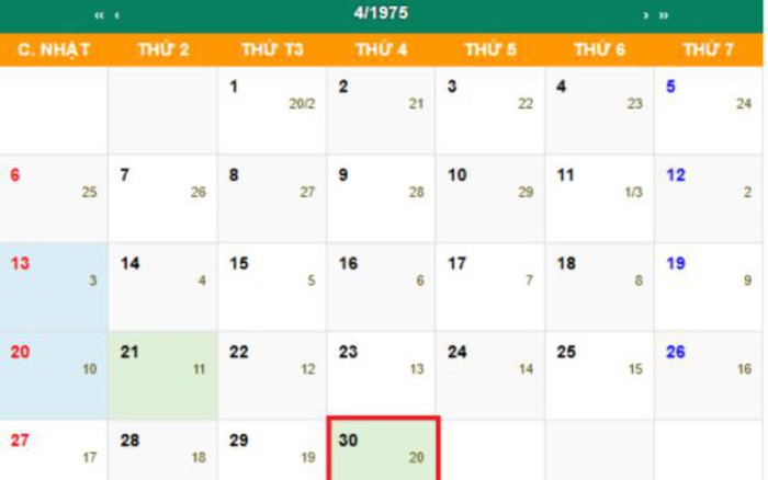 Ngày 30/4/2025 và 30/4/1975 cùng rơi vào thứ Tư: Sự trùng hợp kỳ diệu sau 50 năm