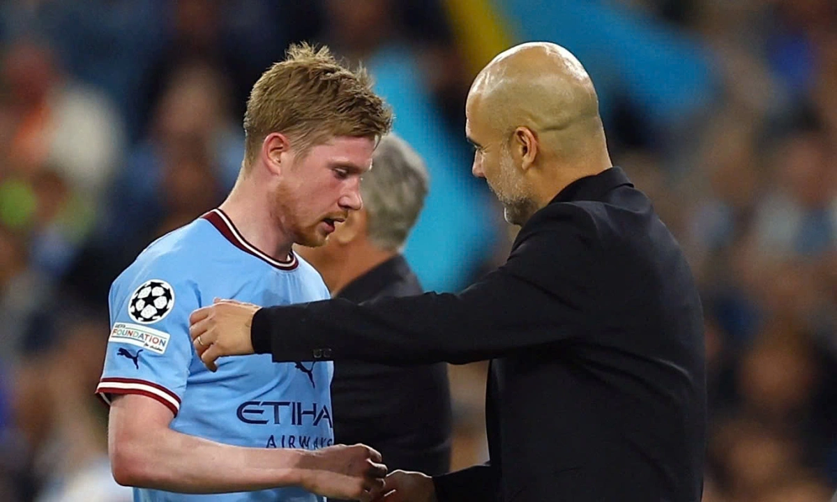 Guardiola không quyết tâm giữ De Bruyne ở lại Manchester City