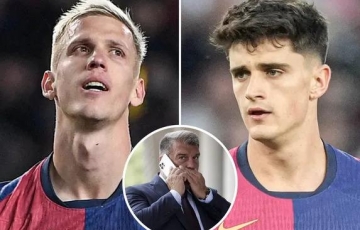Barcelona Đối Mặt Khủng Hoảng Tài Chính: La Liga Từ Chối Đăng Ký Dani Olmo và Pau Victor