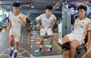 Trung vệ Phạm Lý Đức của HAGL hồi phục nhanh chóng, mang tin vui cho ĐT Việt Nam