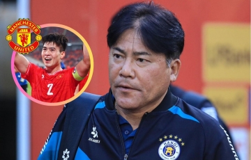 HLV Hà Nội khuyến khích Duy Mạnh đối đầu Manchester United trong trận giao hữu