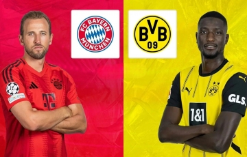 Bayern Munich và Dortmund hòa kịch tính 2-2 trong trận cầu đinh Bundesliga