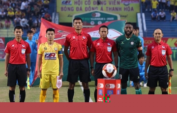 Trọng tài FIFA Malaysia điều khiển trận cầu quyết định giữa Hà Nội và Thanh Hóa