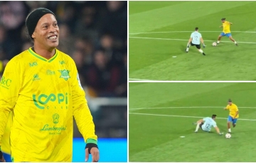 Ronaldinho Trở Lại Sân Cỏ, Tỏa Sáng Với Bàn Thắng Đẳng Cấp